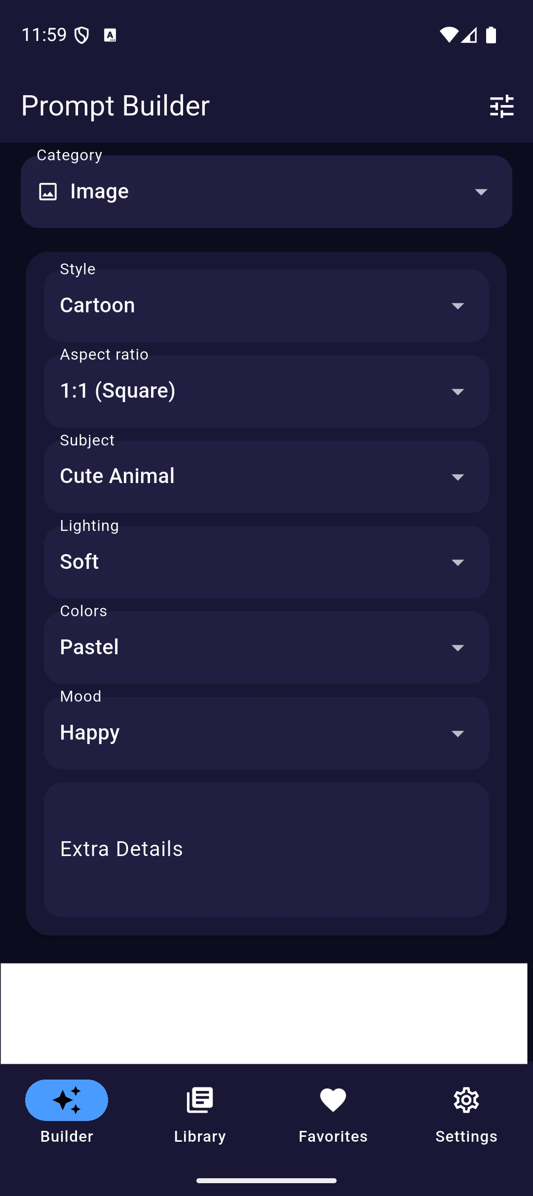 AI Prompt Generator Pro screenshot