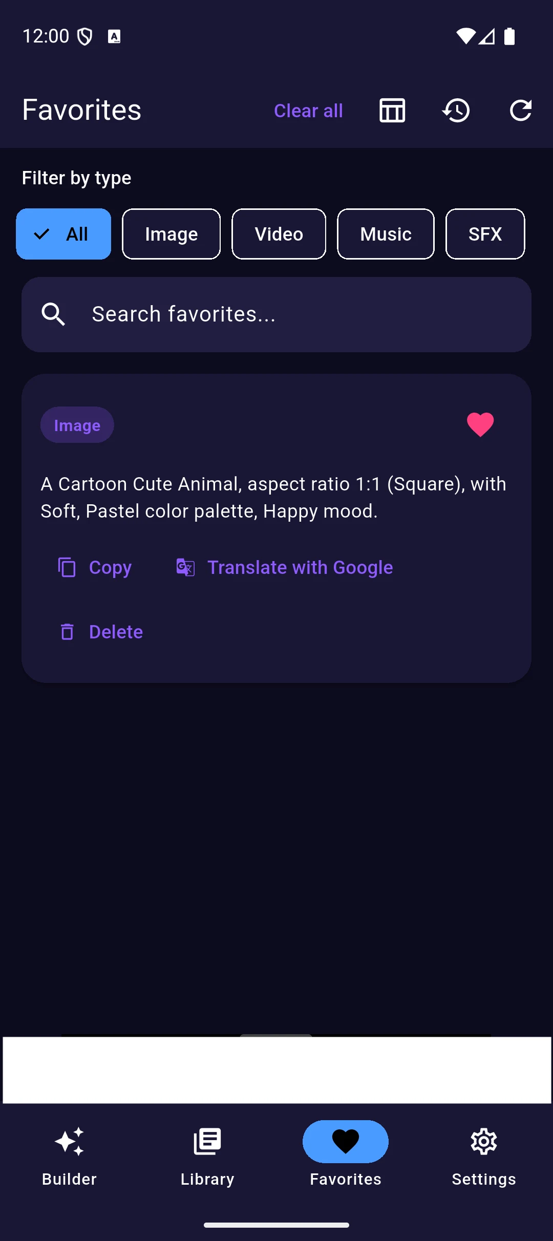 AI Prompt Generator Pro screenshot