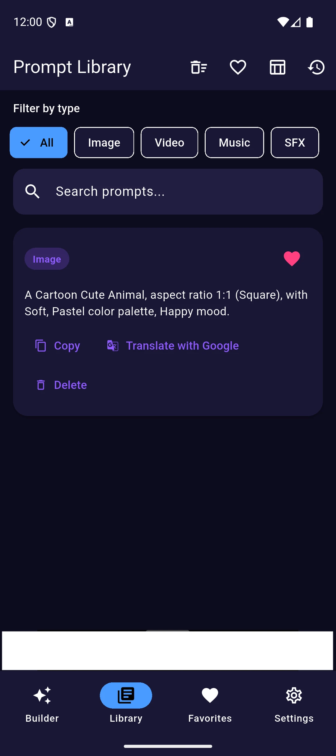 AI Prompt Generator Pro screenshot